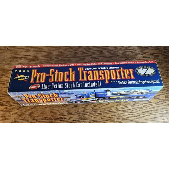 Vintage Pro-Stock Transporter 2000 Sunoco 7th in a Series Preowned - Picture 2 of 9